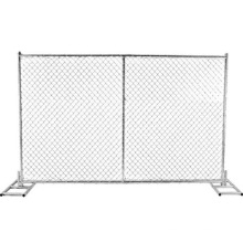Construction Metal Mobile Site Hire Fence Rent Panel Temporary Fence Chain Link Filled